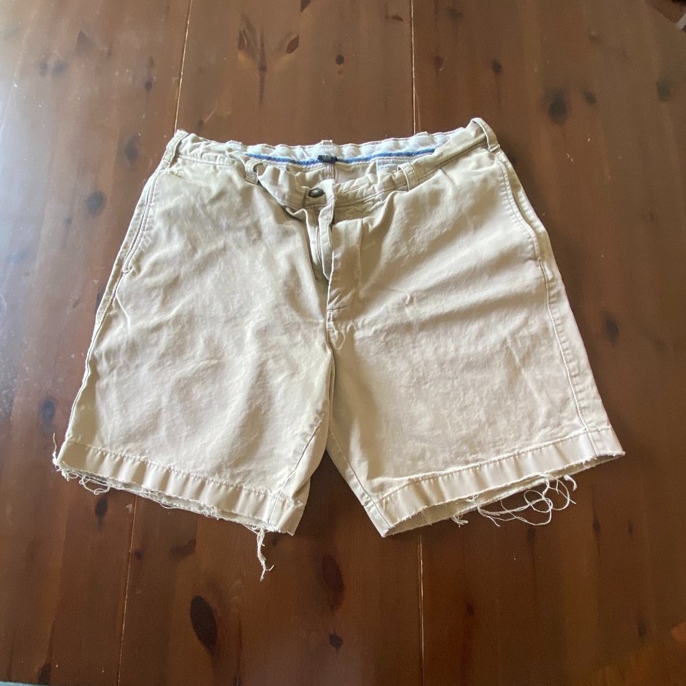 J. Crew Tan Flat Front Men Shorts